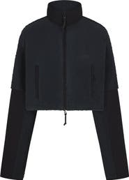 SKIMS Faux Shearling Crop Jacket