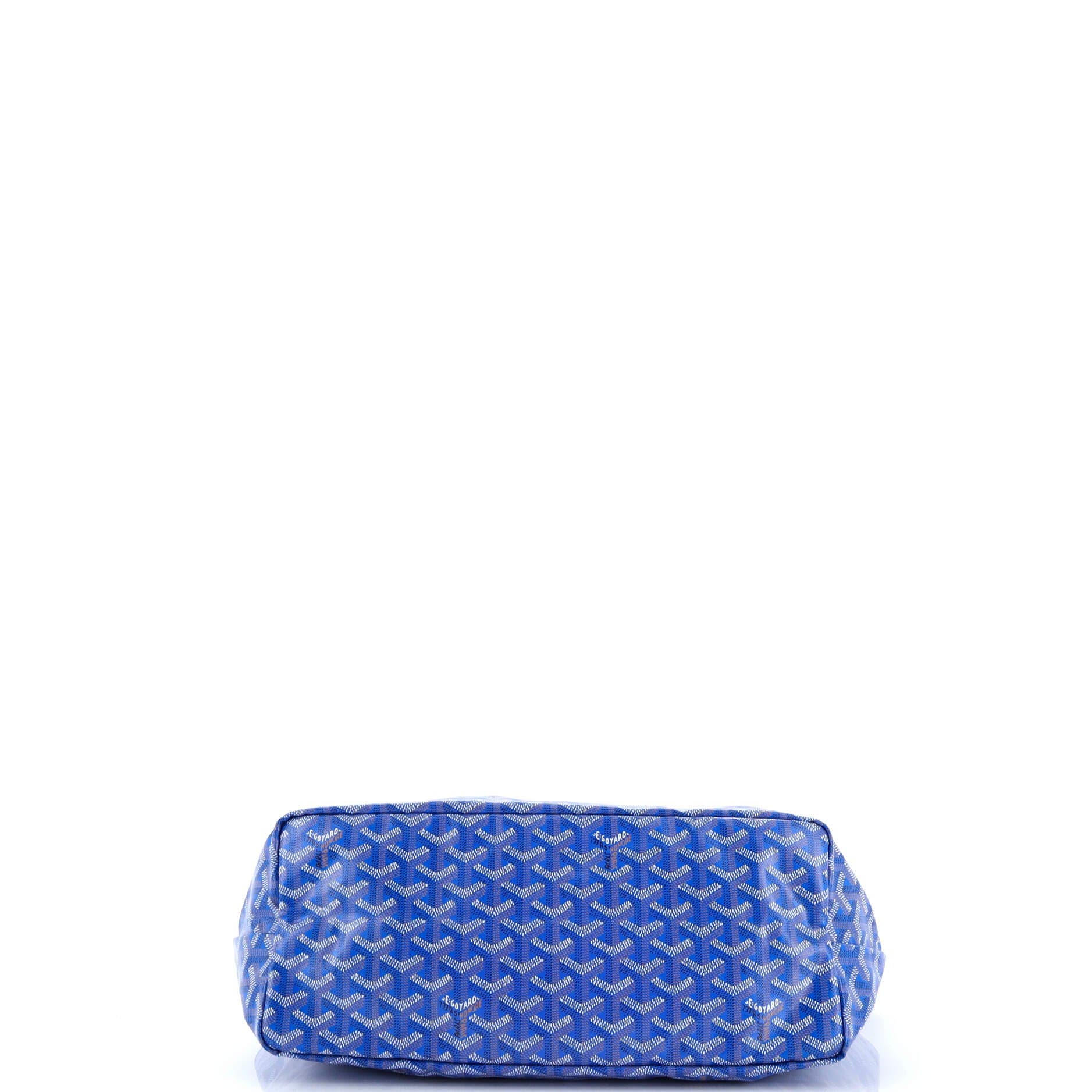 Pre-Owned Goyard Saint Louis Tote Coated Canvas PM, Alternate, color, Blue