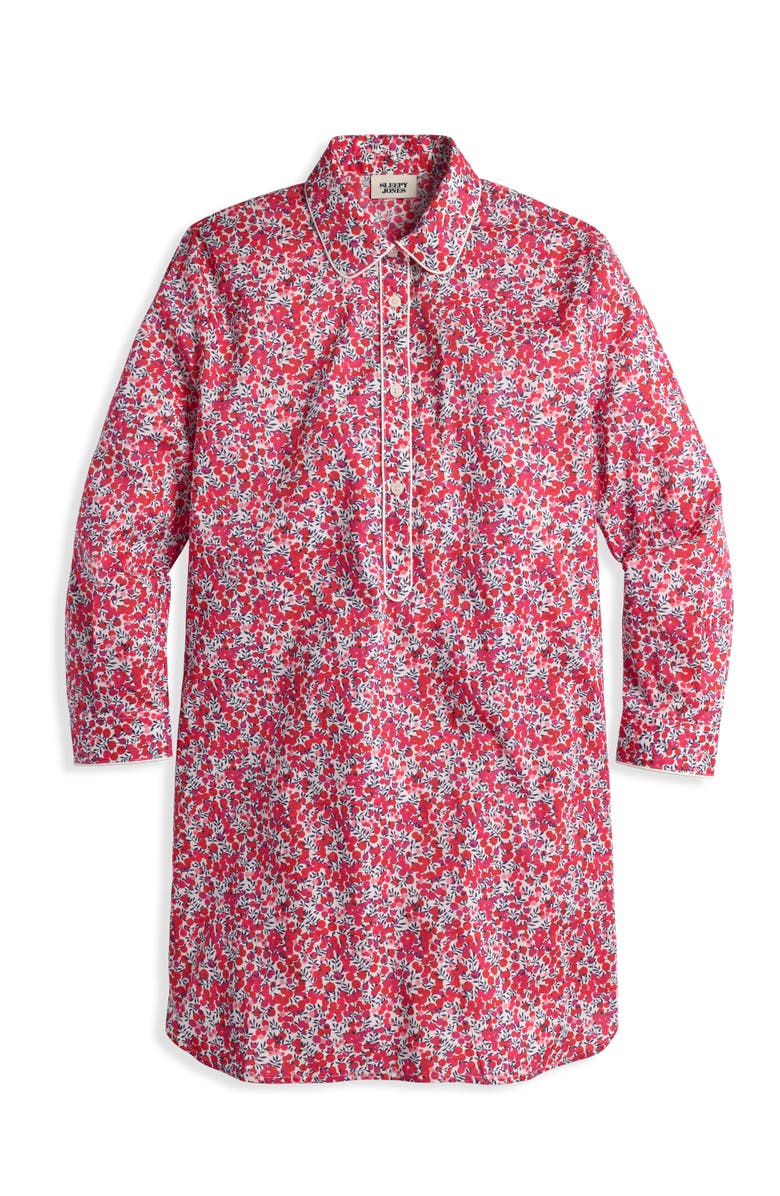 Sleepy Jones Elsa Night Shirt, Alternate, color, Liberty Wiltshire Berries