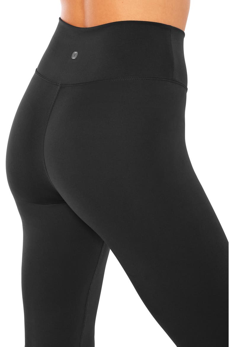 Barely Flare Pants, Alternate, color, BLACK