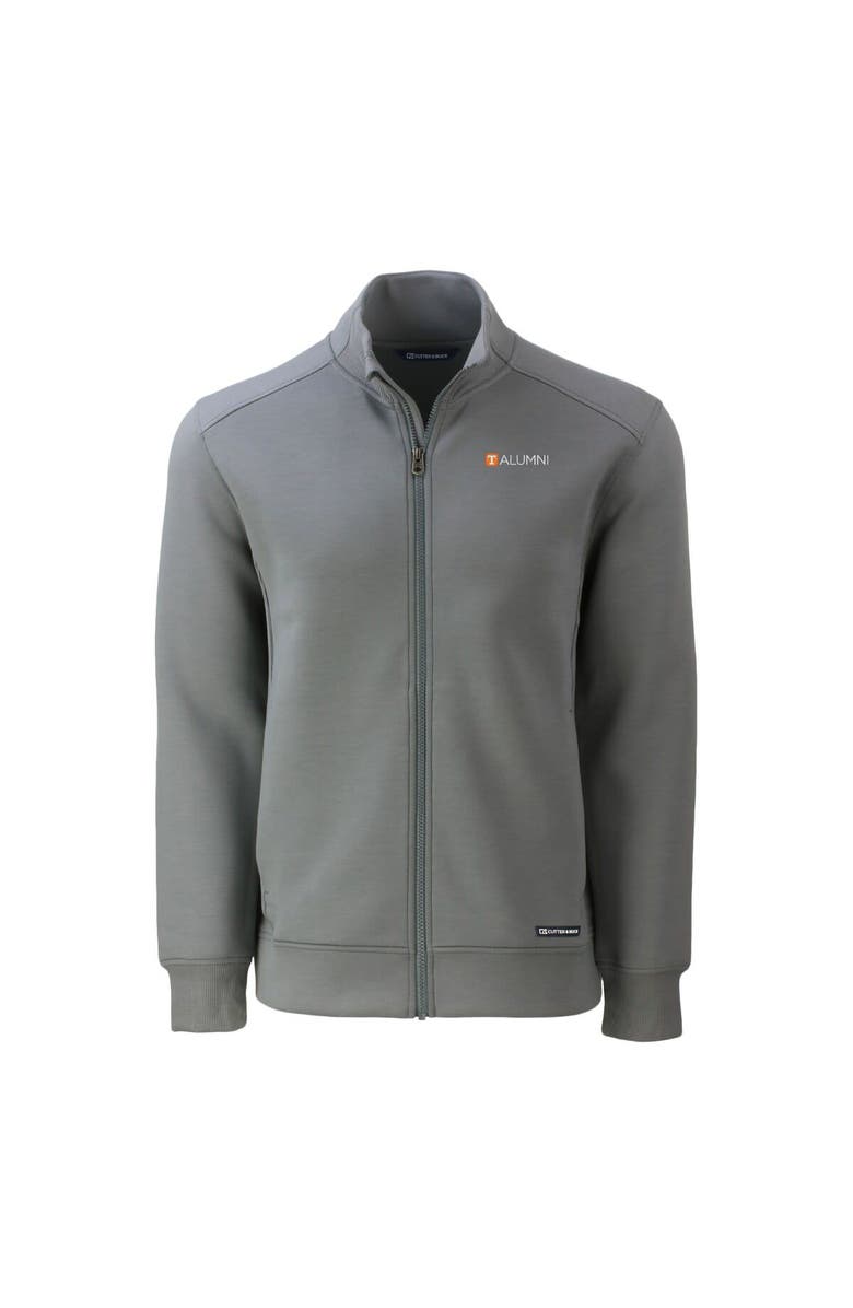 Cutter & Buck Men's Cutter & Buck  Gray Tennessee Volunteers Alumni Logo Roam Eco Recycled Full-Zip Jacket, Alternate, color, 