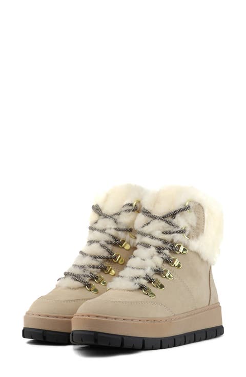 Chalet Faux Shearling Waterproof Bootie (Women)