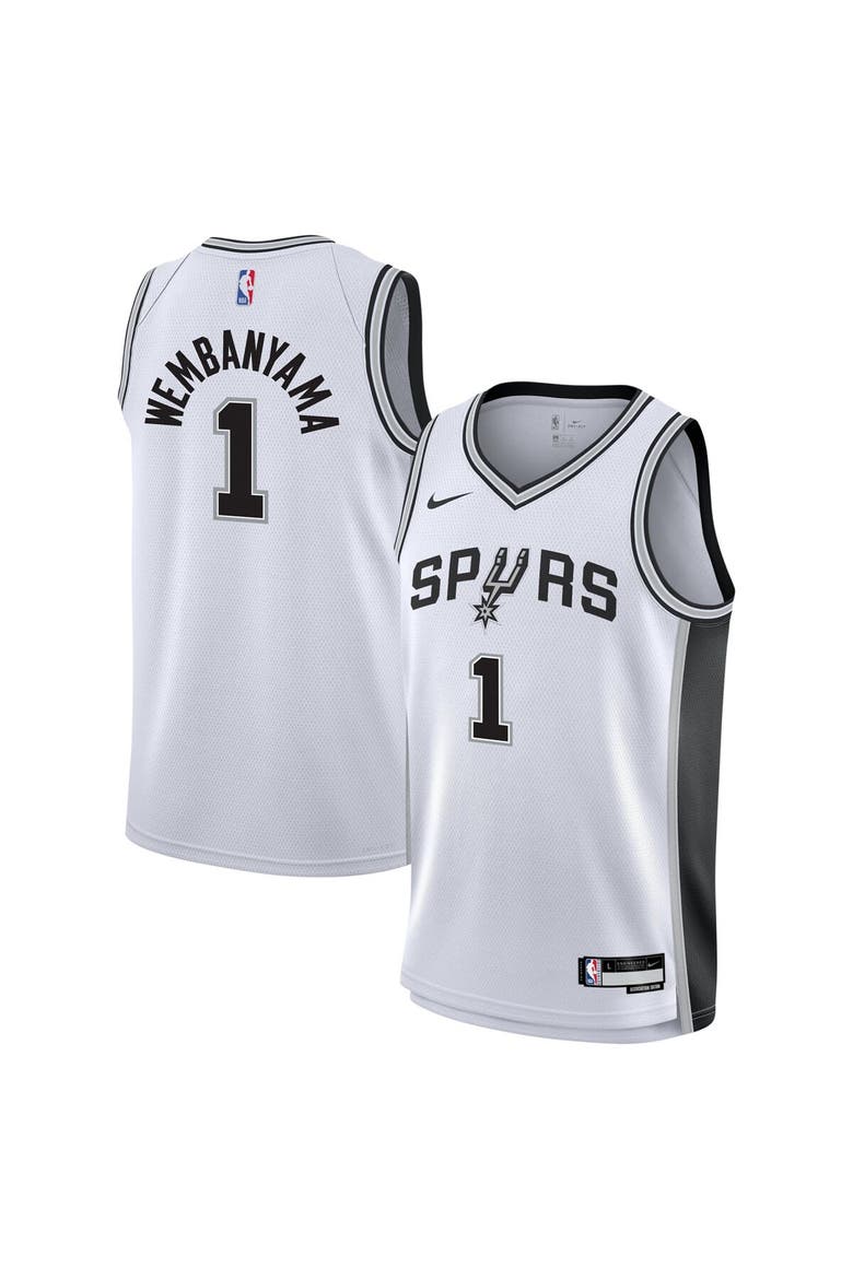 Youth Nike Victor Wembanyama White San Antonio Spurs Swingman Jersey - Association Edition, Main, color, White