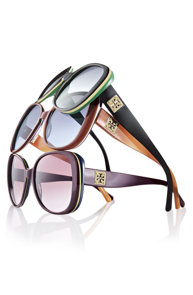 Tory Burch 57mm Sunglasses, Main, color, 