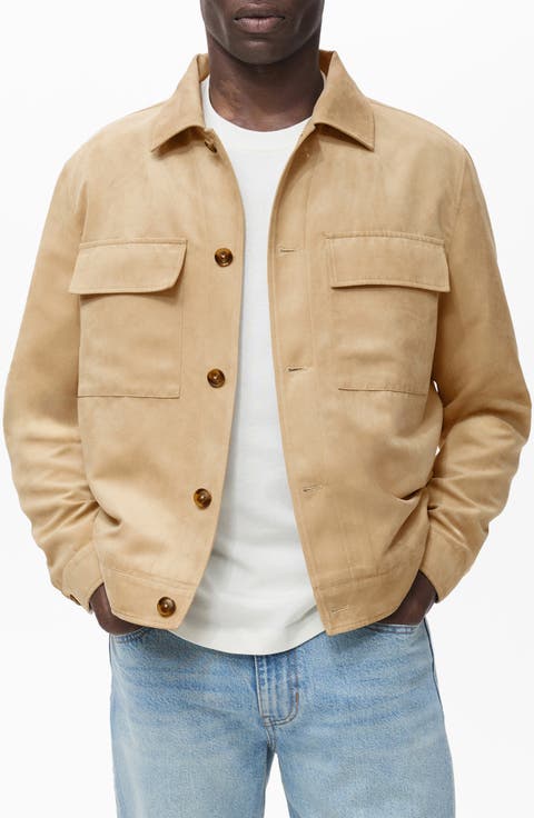 Faux Suede Jacket
