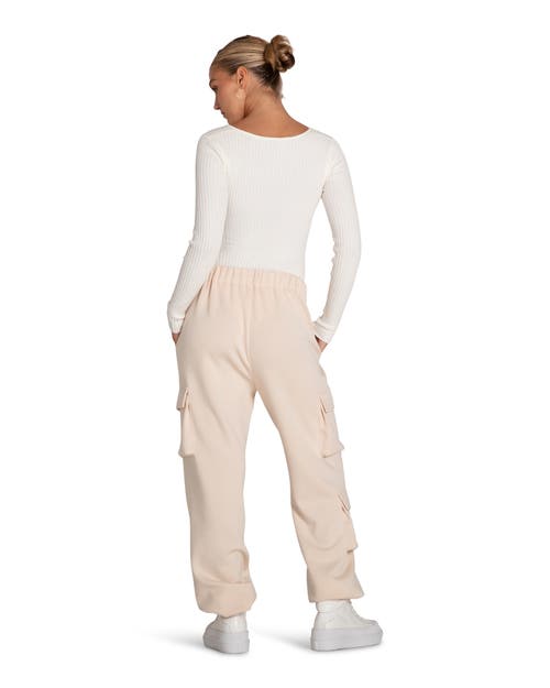 Belle & Bloom Think Twice Long Sleeve Bodysuit In White
