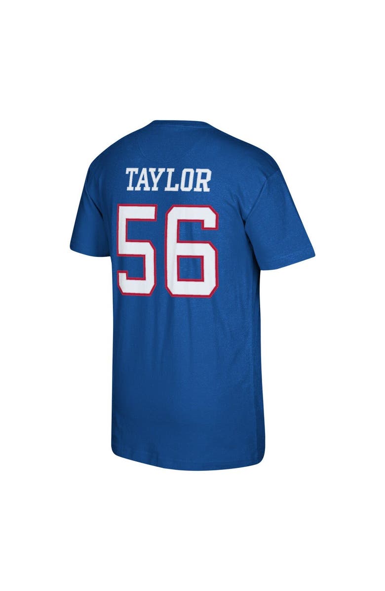 Mitchell & Ness Men's Mitchell & Ness New York Giants Lawrence Taylor Royal Retired Player Name & Number T-Shirt, Alternate, color,