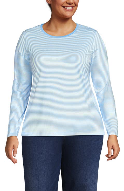 Supima Cotton Long Sleeve Crewneck T-Shirt