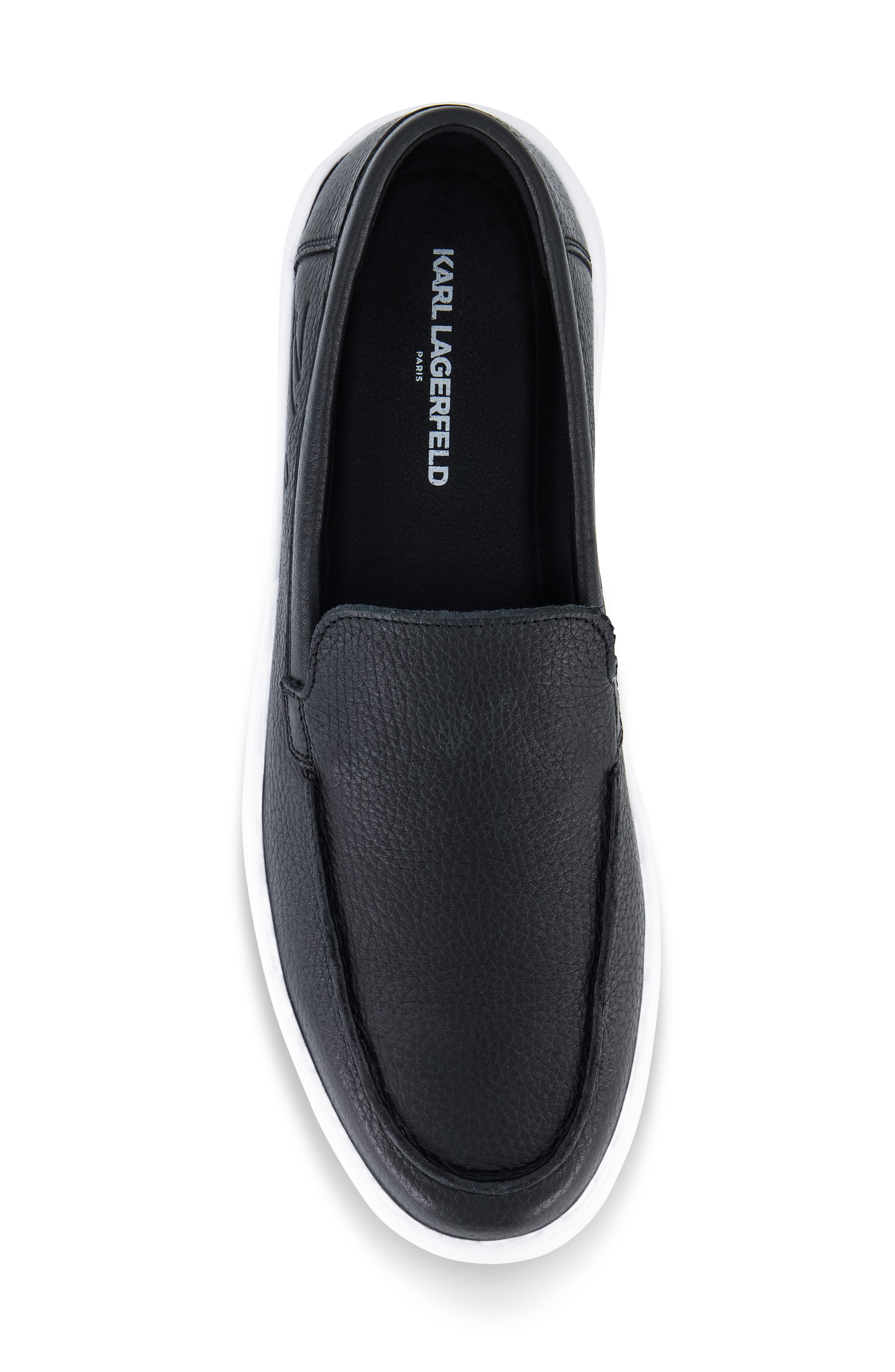 KARL LAGERFELD PARIS Arthur Slip-On Sneaker, Alternate, color, Black