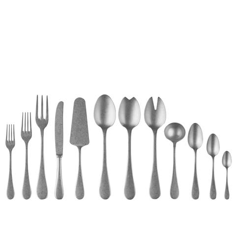 Vintage Pewter Flatware Set - 67 Pieces