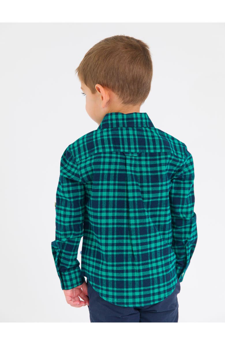 RuggedButts Toddler Boys Long Sleeve Button Down Shirt, Alternate, color, Hayden Plaid