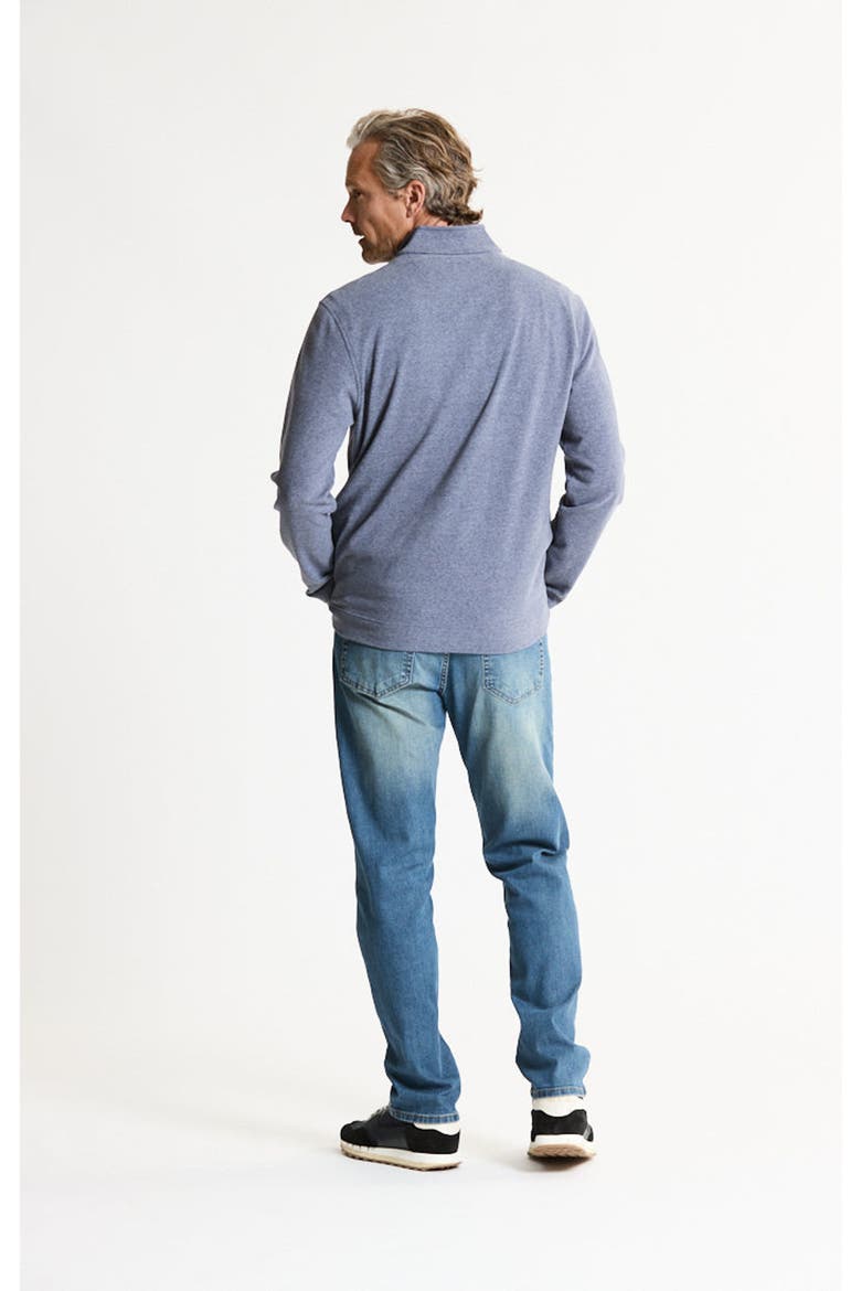 Ultra Soft Heather Pullover Quarter Zip, Alternate, color, BLUE
