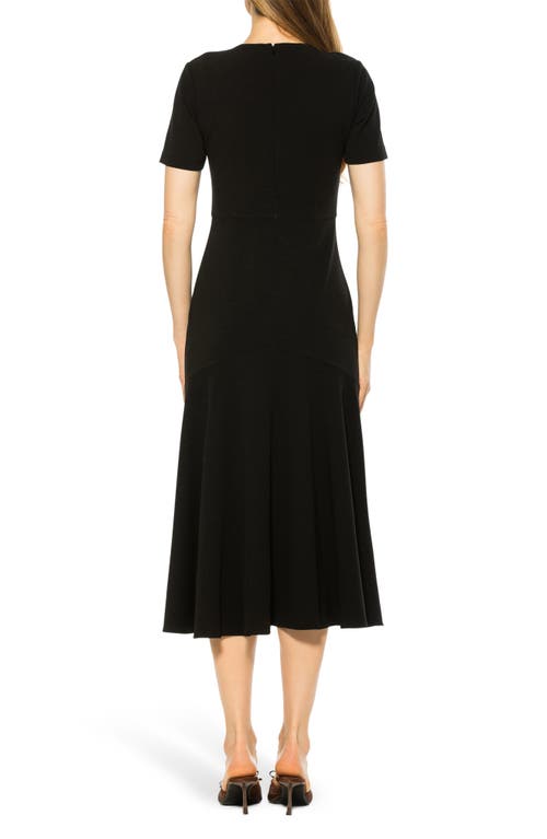 Alexia Admor Lennox Fit And Flare Dress In Black