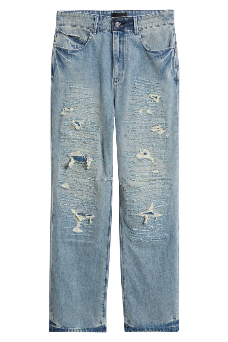 Jonas Frayed Horizon Distressed Jeans, Alternate, color, FRAYED HORIZON
