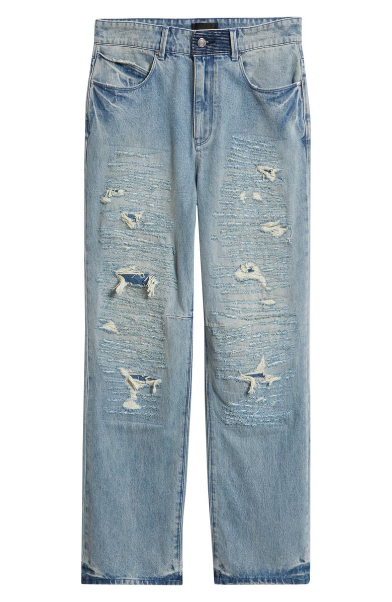 RtA Jonas Frayed Horizon Distressed Jeans, Main, color, 