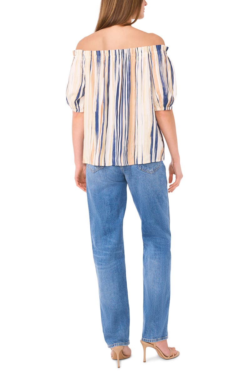 Vince Camuto Off the Shoulder Balloon Sleeve Top, Alternate, color, 