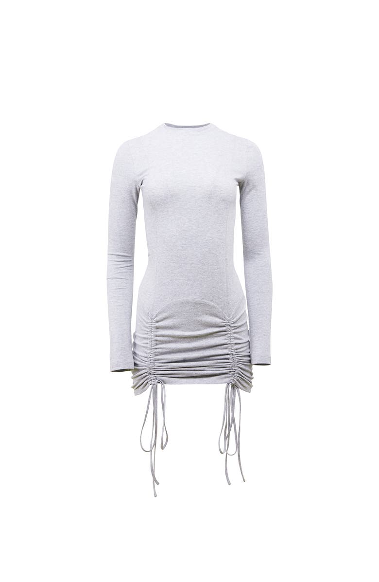 Fleur Du Mal Riley Long Sleeve, Alternate, color, Medium Heather Grey