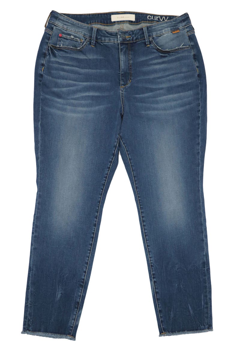 Frayed High Waist Ankle Skinny Jeans, Alternate, color, PHOENIX