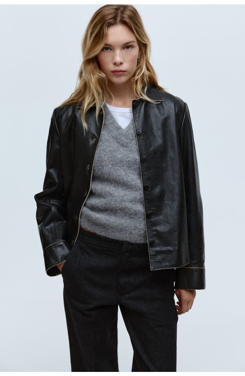 H&M Flared High Jeans, Alternate, color, Black