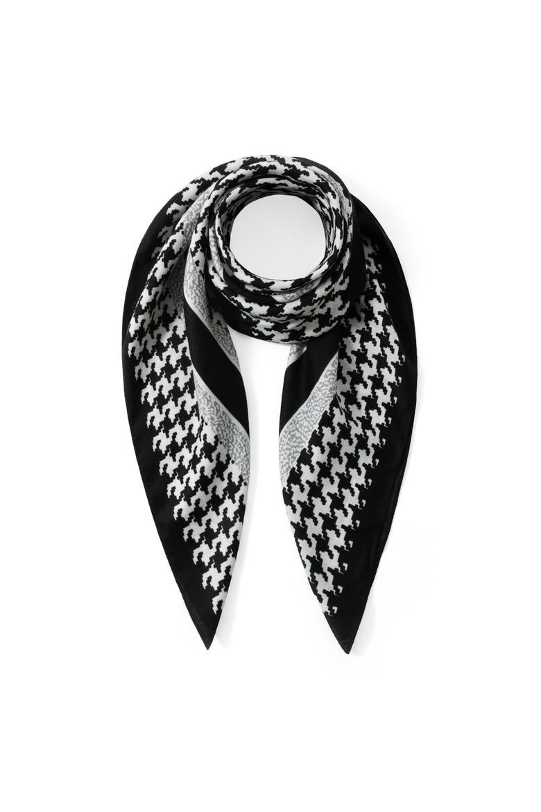 The Hollis Scarf, Main, color, Black/White