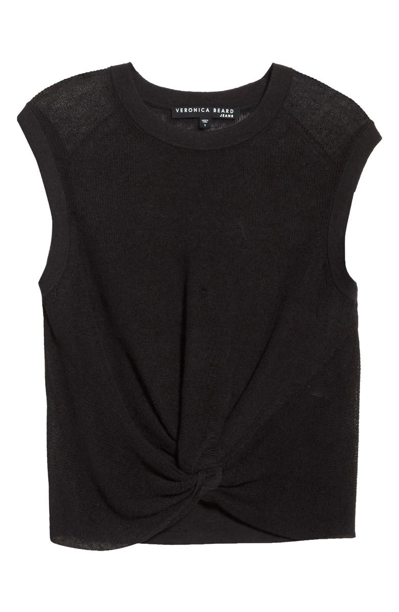 Veronica Beard Kellen Linen Blend Tank, Alternate, color,