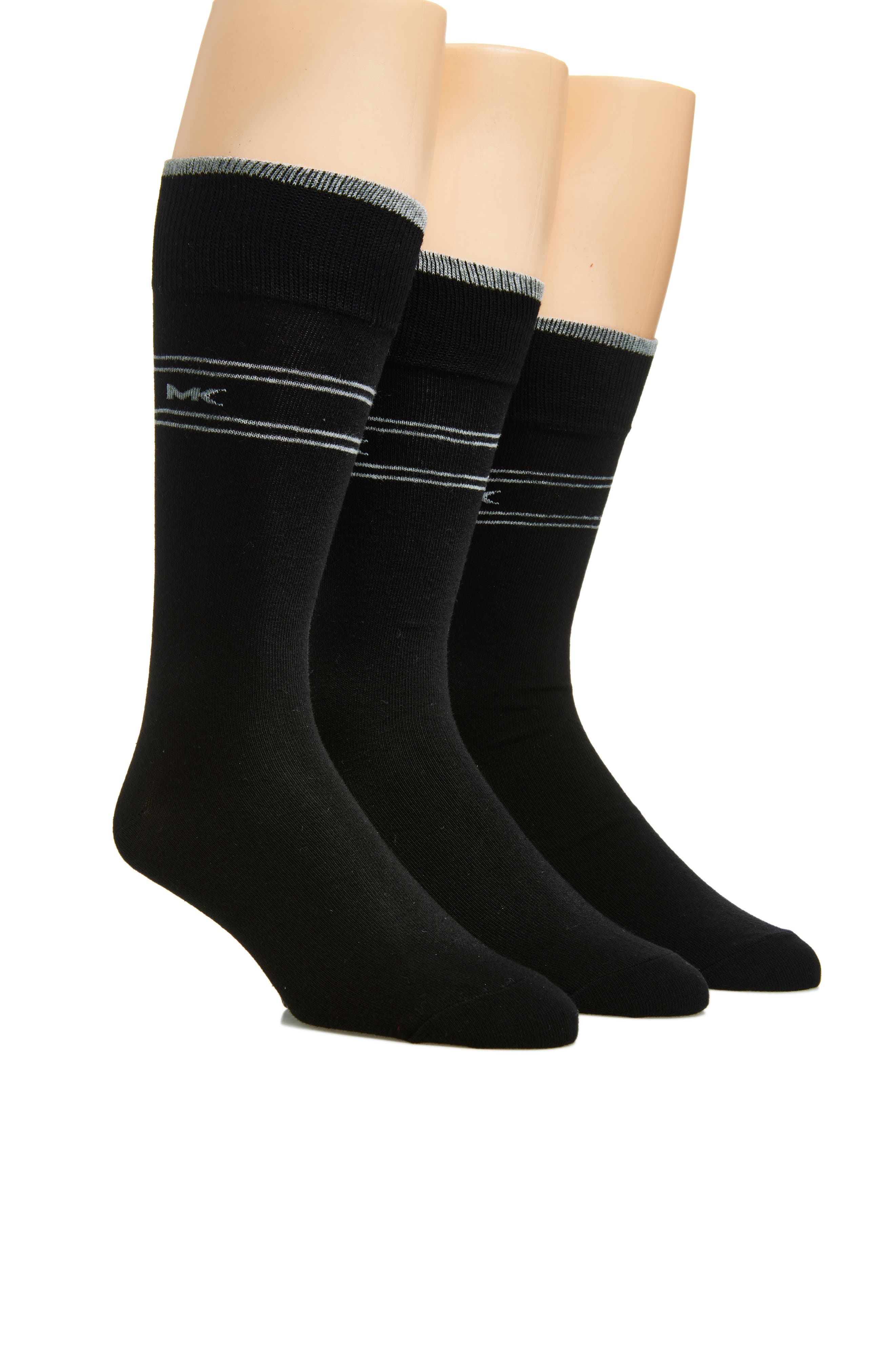 Michael Kors 3-Pack Solid Dress Socks