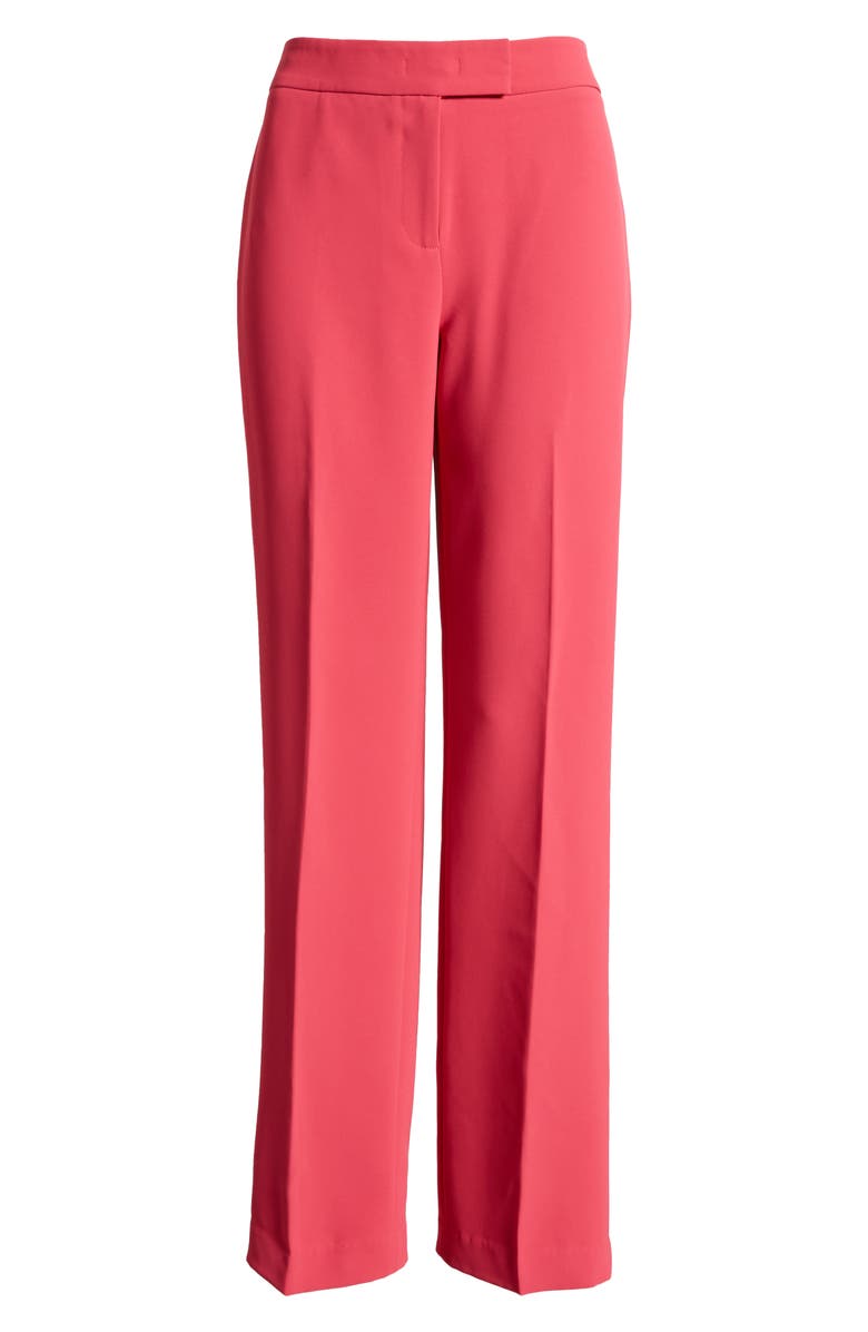 Anne Klein Extended Tab Pants, Alternate, color, Rich Camellia