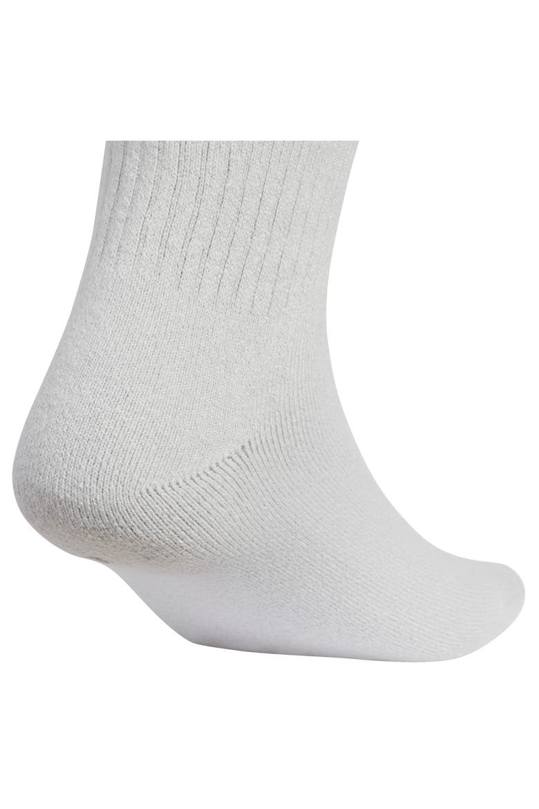 Comfort Cushioned 3-Pack High Quarter Socks, Alternate, color, ICE LAVENDER/ BLUE/ GREY
