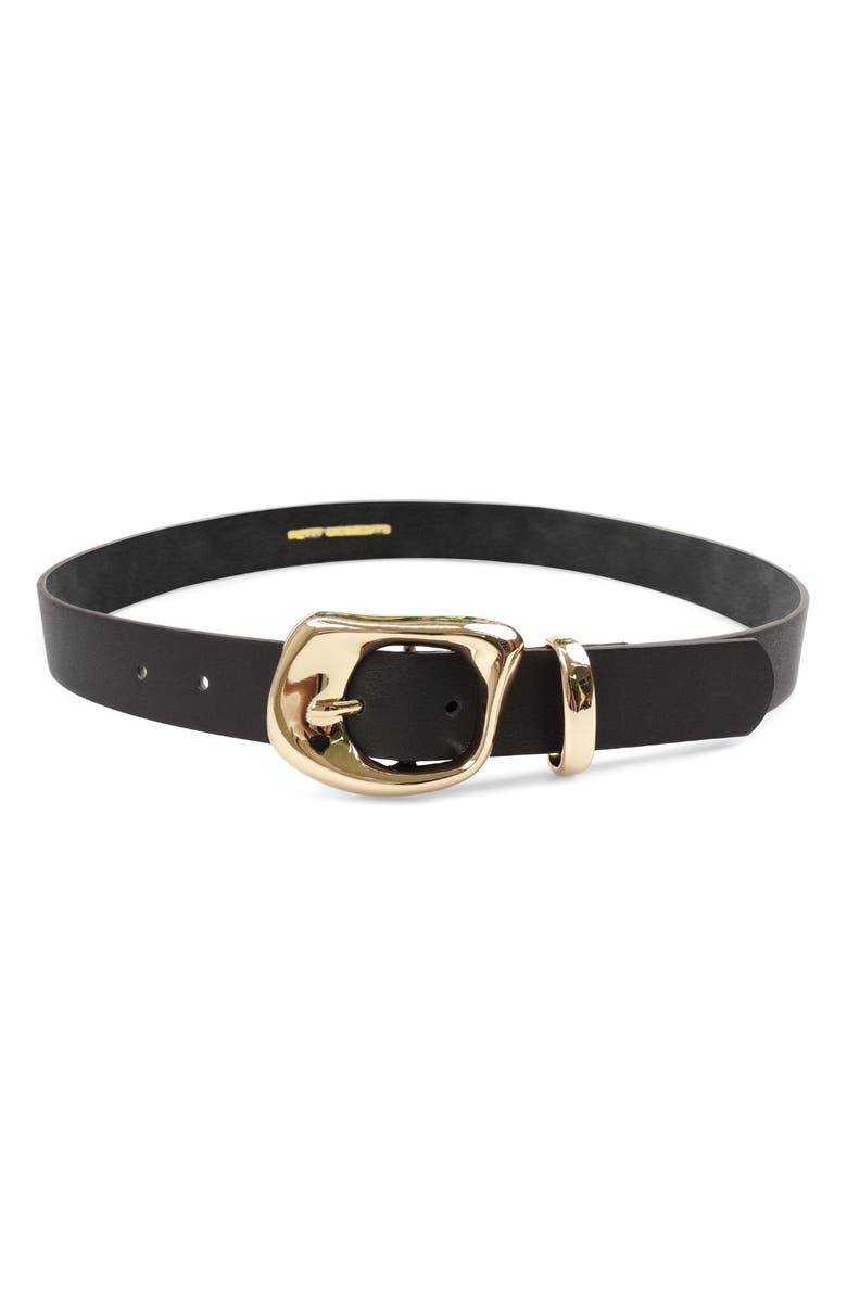 Petit Moments Link Belt, Main, color, Black/ Gold