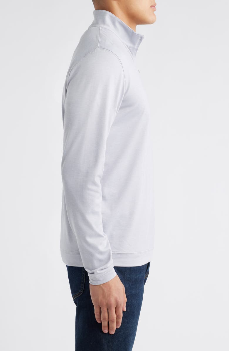 Peter Millar Pima Cotton & Modal Blend Piqué Quarter Zip Pullover, Alternate, color,