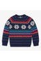  Navy Rainbow Snowflake