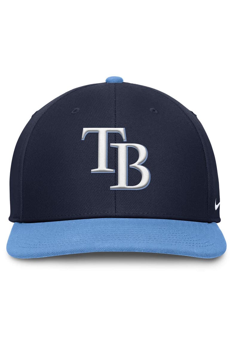 Men's Nike Navy/Blue Tampa Bay Rays Pro Performance Snapback Hat, Alternate, color, Navy