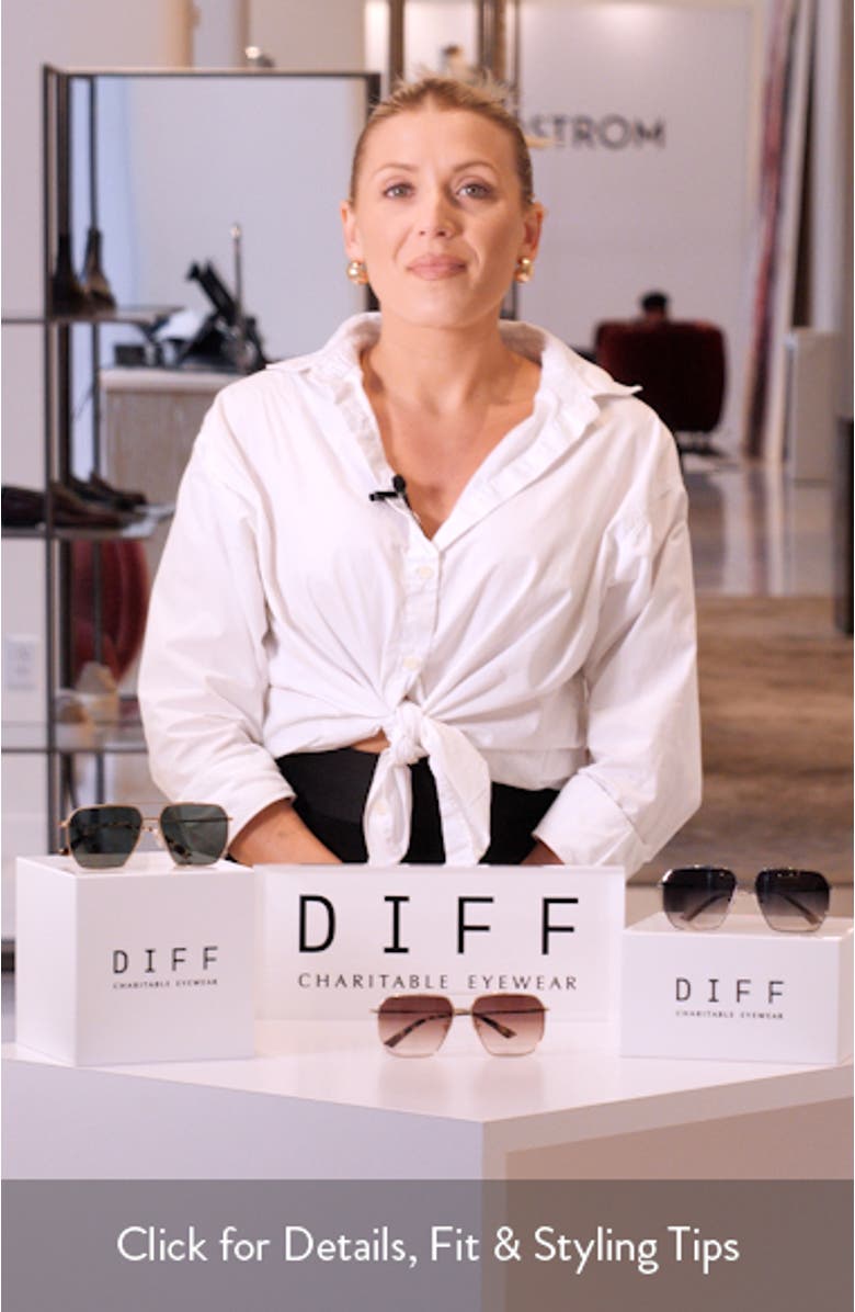 Berkely 59mm Polarized Gradient Navigator Sunglasses, sales video thumbnail