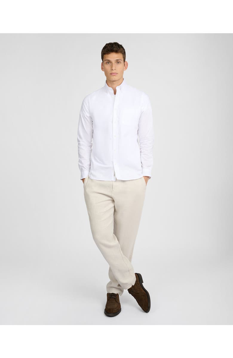 Onia Oxford Long Sleeve Button Down, Alternate, color, White