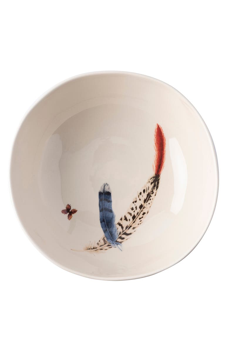 Juliska Forest Walk Ceramic Serving Bowl, Alternate, color, Caf Au Lait