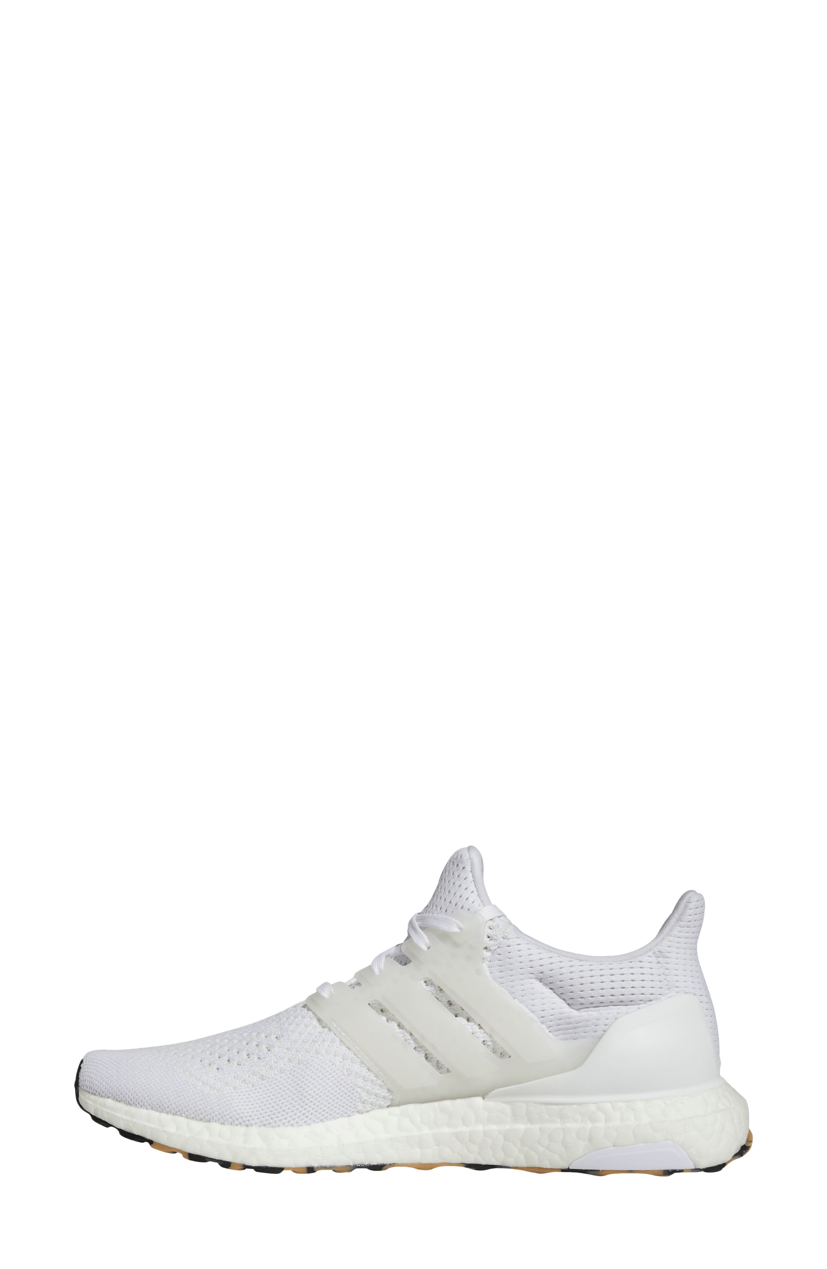 UltraBoost 1.0 Sneaker, Alternate, color, WHITE/ WHITE/ OFF WHITE