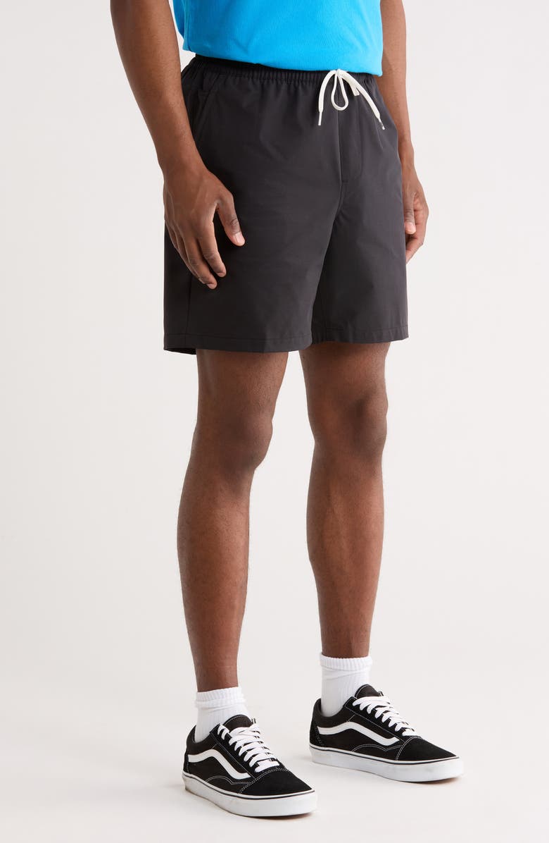 Vans Range Relaxed Water Resistant Sport Shorts, Alternate, color, Black