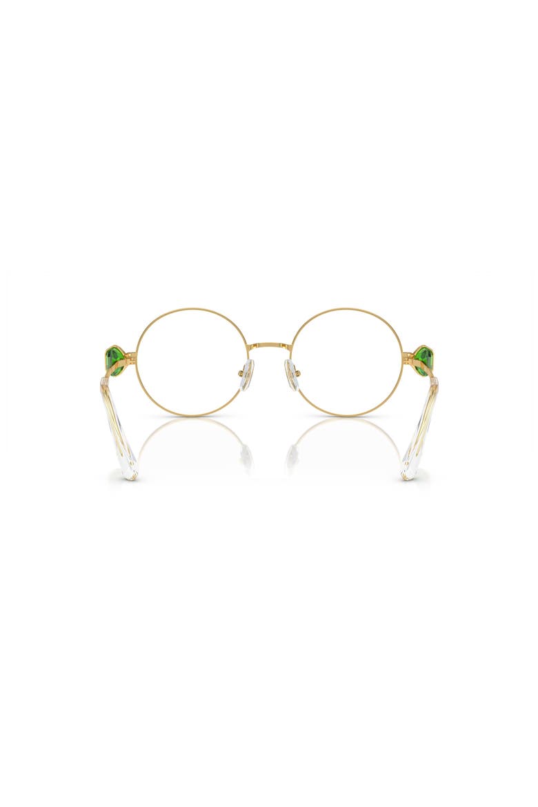 53mm Round optical glasses, Alternate, color, Gold