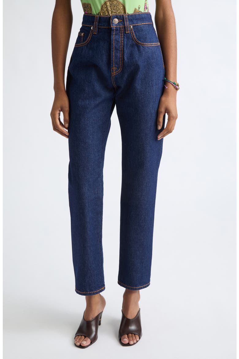 Straight Leg Jeans, Main, color, BLUE