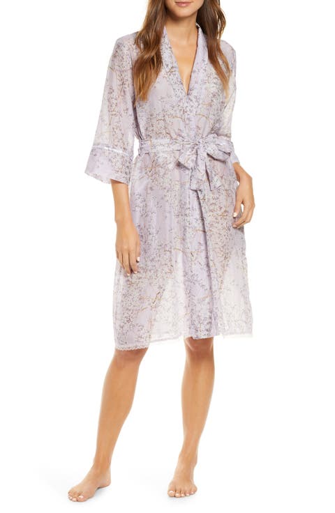 Cherry Blossom Cotton & Silk Robe