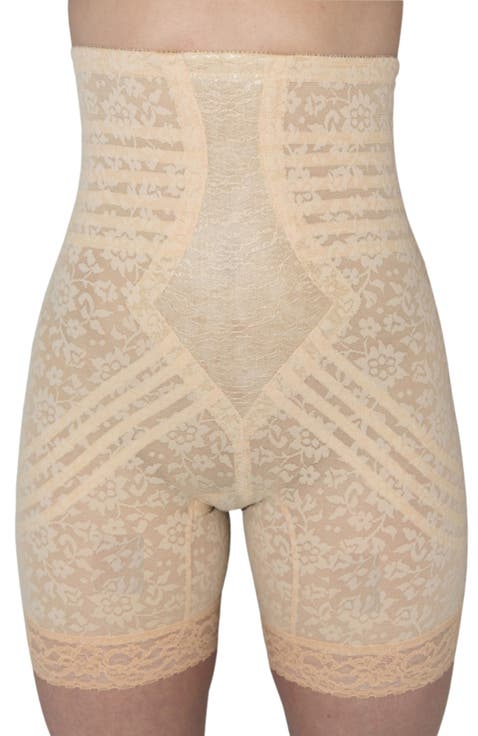 Extra Firm No Roll High Waist Lace Thigh Slimmer