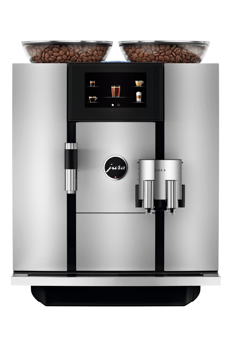 Giga 6 Automatic Coffee Machine, Main, color, ALUMINUM