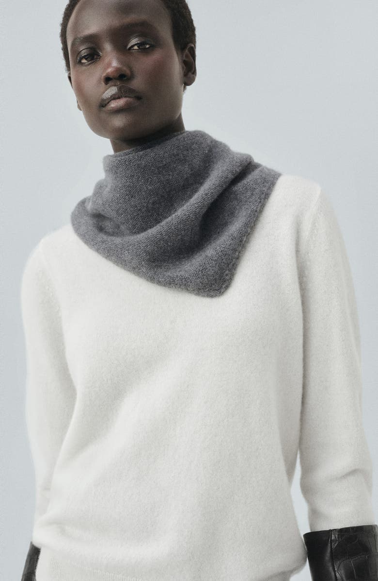 MANGO Selection Wool & Cashmere Blend Scarf, Main, color,