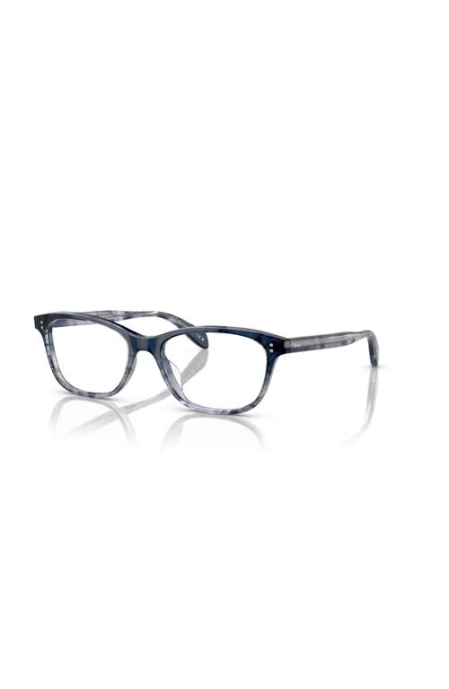 Oliver Peoples 50mm Square Optical Glasses In Blue