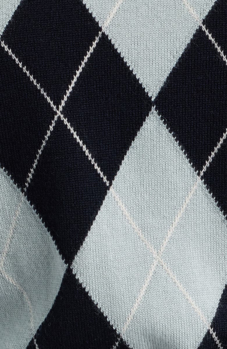 FRAME The Argyle Polo, Alternate, color, Grey Multi