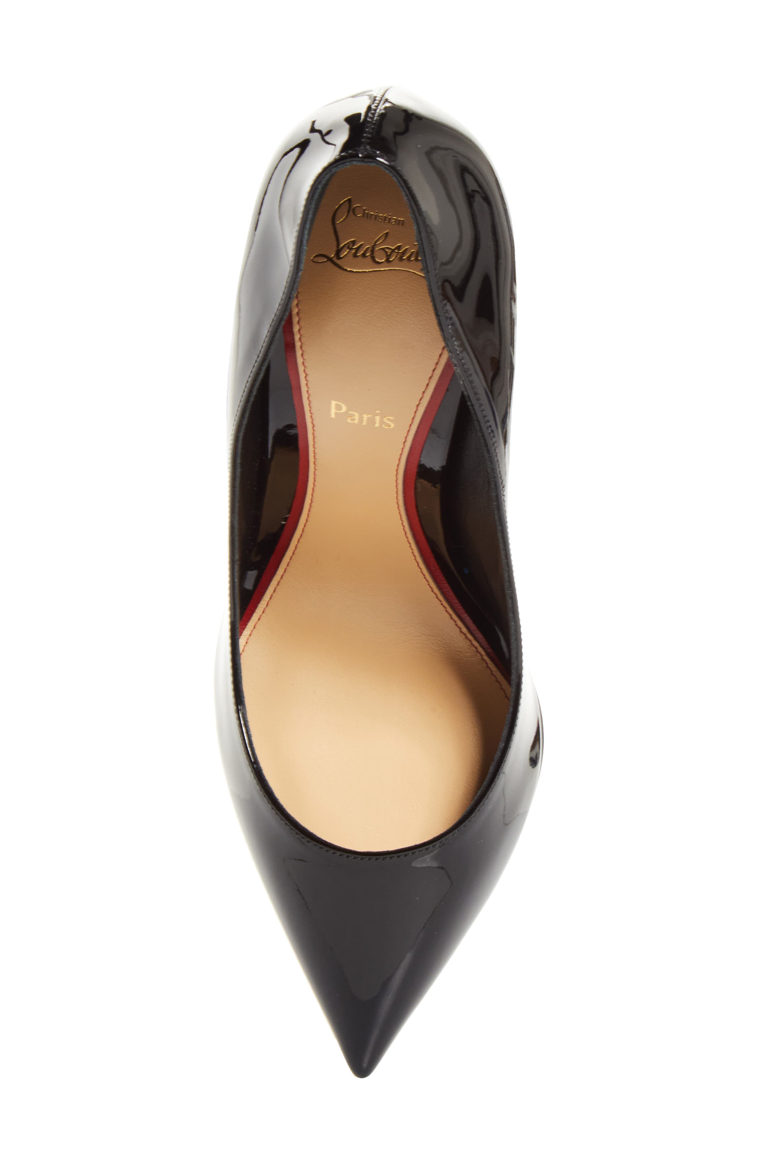 Pigalle Pointed Toe Pump, Alternate, color, B439 BLACK/ BLACK