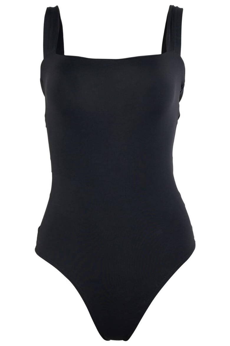 Donatella One Piece Swimsuit, Alternate, color, Black