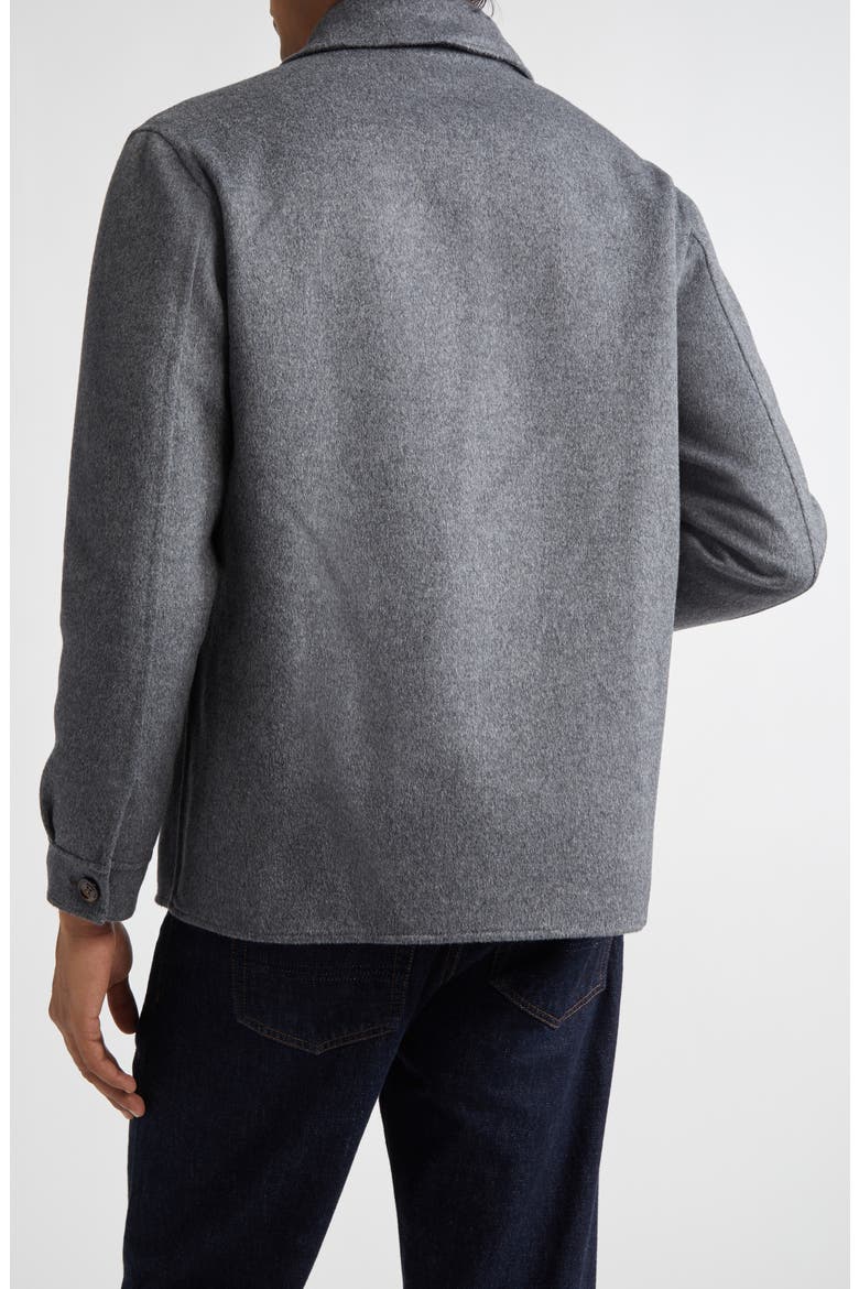 Dossi Wool & Cashmere Jacket, Alternate, color, DARK GREY