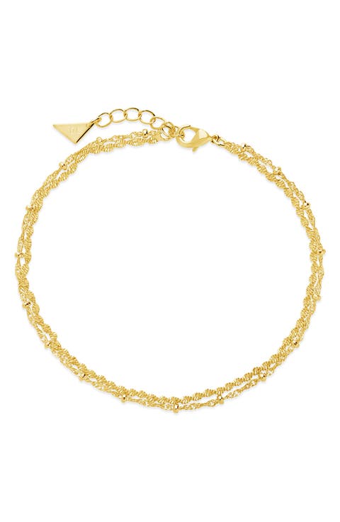 Kyra Layered Chain Anklet