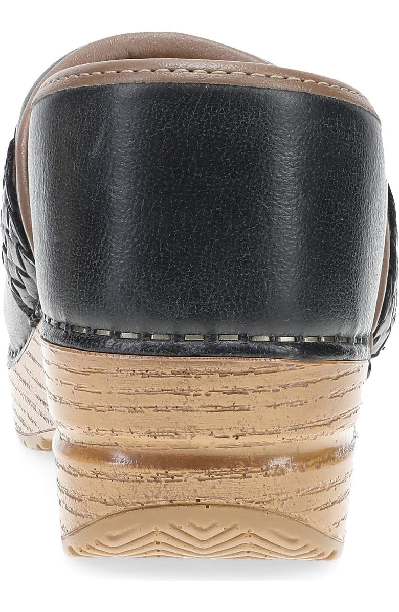 Dansko Pro Braided Clog, Alternate, color, Black